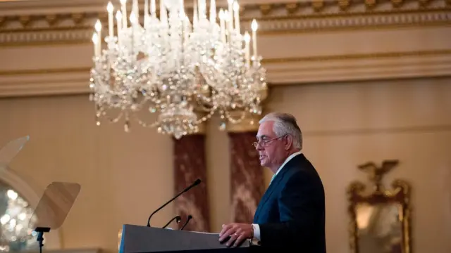 นายเร็กซ์ ทิลเลอร์สัน รมว.ต่างประเทศสหรัฐฯ