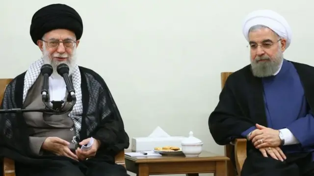 روحانی و خامنه ای