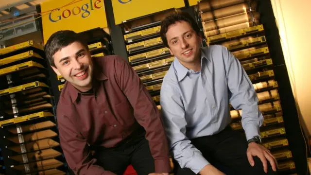 গুগলের দুই প্রতিষ্ঠাতা ল্যারি পেজ আর সের্গেই ব্রিন