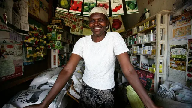 Продавец семян в Кении