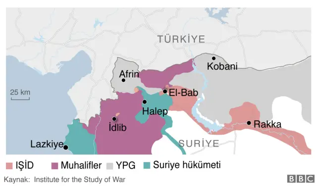 Suriye'nin kuzeyinde son durum