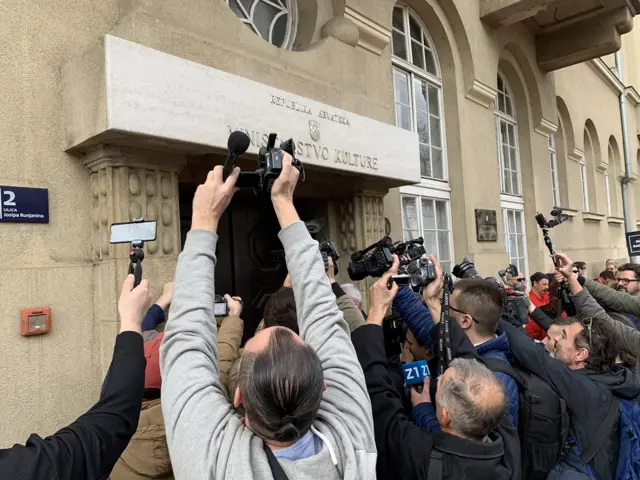 Протест новинара у Хрватској