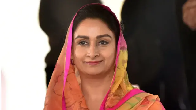 हरसिम्रत कौर, कृषी विधेयकं