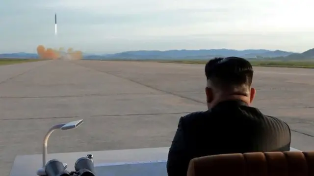 Las pruebas con misiles balísticos eran una fuente de propaganda para Kim.