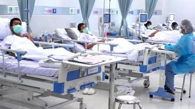 Спасенные дети в больнице, 11 июля