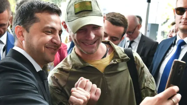 Зеленський і ветеран