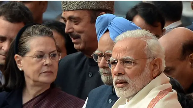 मोदी सोनिया और मनमोहन