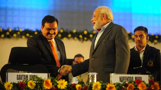 나렌드라 모디 총리와 아다니 회장