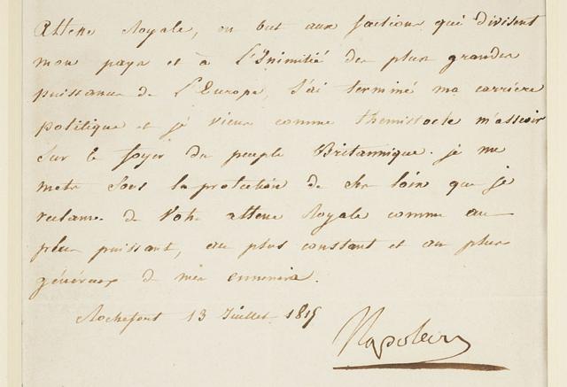 Carta de Napoleón