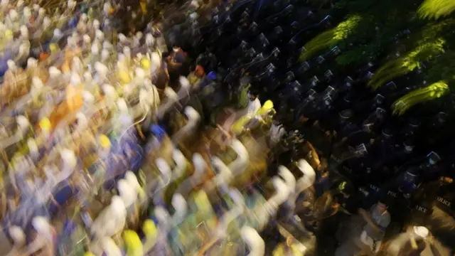 ผู้ชุมนุมประท้วงในไทย