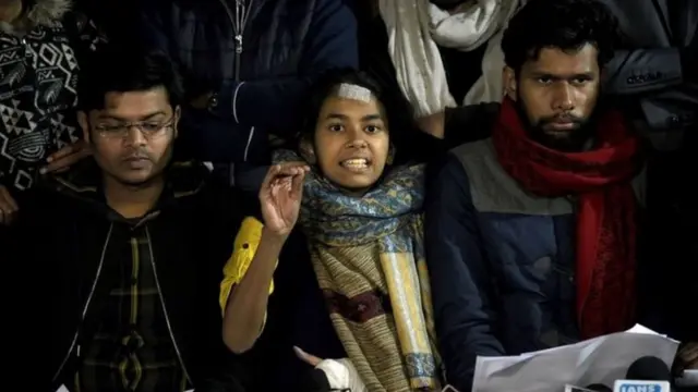 जेएनयू, हिंसाचार