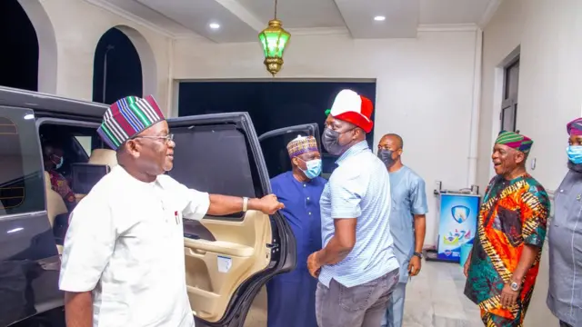 Gomina Makinde ki gomina Ortom kaabọ sile ijọba nilu Ibadan