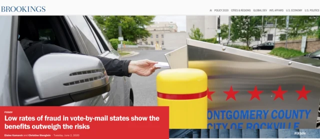 عکسی از رای انداختن به صندوق پستی