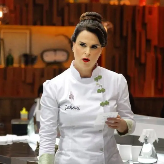 Danielle Dahoui no programa Hell's Kitchen, do SBT