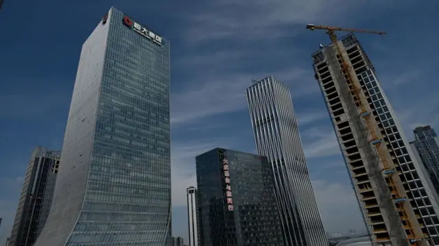 恆大集團大樓於未完工的大樓