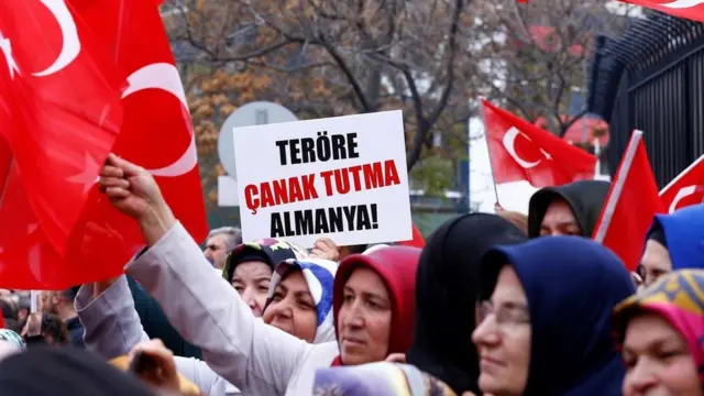 Una protesta en Turquía