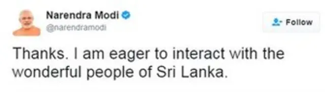 මෝදි ට්විටර්