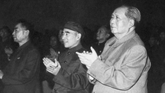 林彪 alongside Mao Zedong in 1967