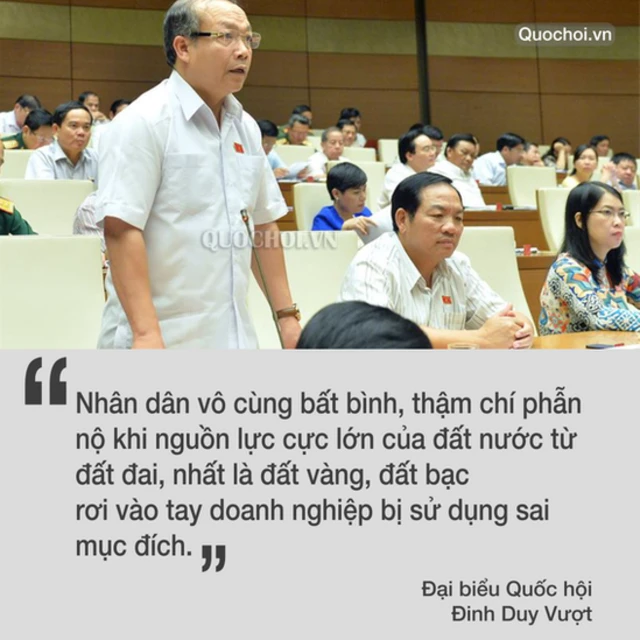 Đại biểu Đinh Duy Vượt