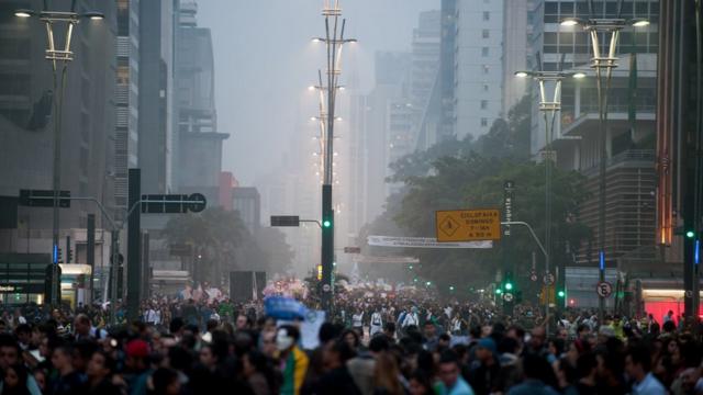 Protesto em São Paulo em 17/06/2013