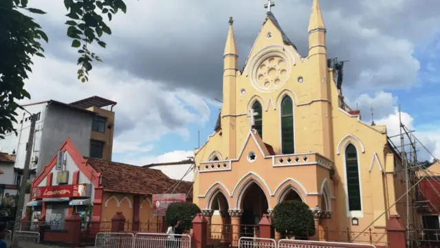 โบสถ์แห่งหนึ่งในเมืองแคนดี