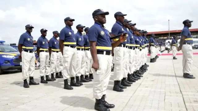 Awon oṣiṣẹ ẹka aabo agbegbe nipinlẹ Eko