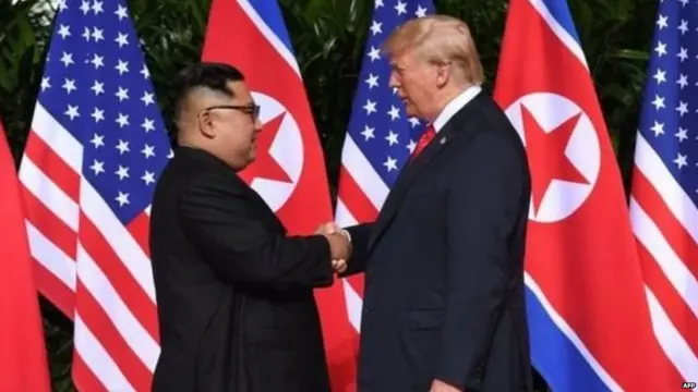 ਕਿਮ ਜੋਂਗ ਉਨ, ਡੋਨਲਡ ਟਰੰਪ