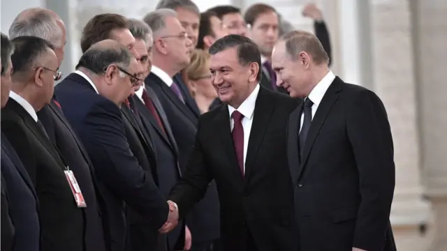 Путин ва Мирзиёев