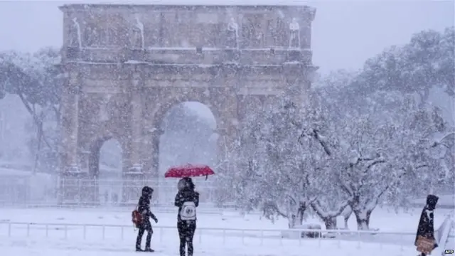 ਬਰਫ ਵਿੱਚ ਢਕਿਆ ਯੂਰਪ