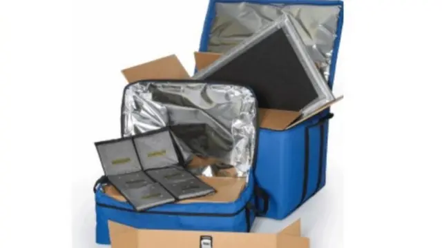 شركة بولار ثيرمالز البريطانية تصنع صناديق لنقل لقاحات في درجة 8 تحت الصفر وليس 70 تحت الصفر