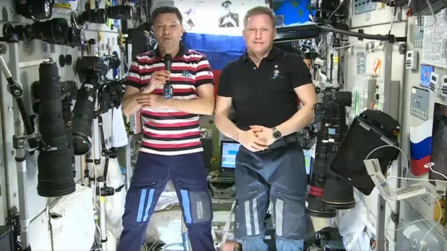 Космонавты на МКС