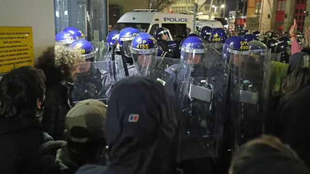 Протесты в Бристоле