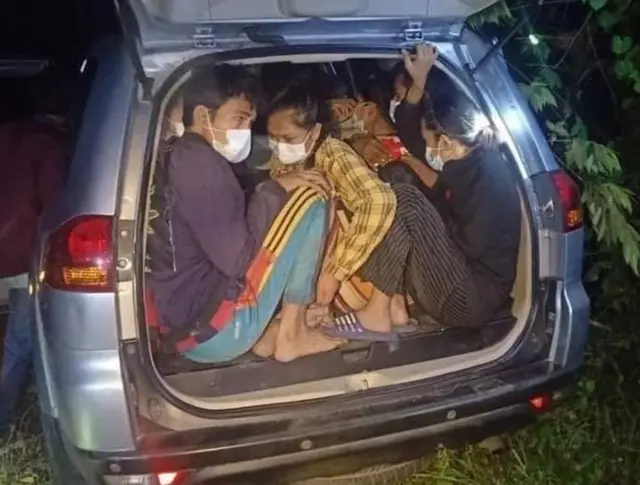 တရားမဝင်ဝင်ရောက်တဲ့မြန်မာတွေကိုဖမ်းဆီး