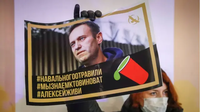 Пикет в поддержку Навального в Санкт-Петербурге