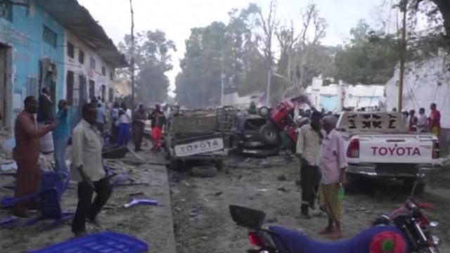El día después de la explosión en Mogadiscio