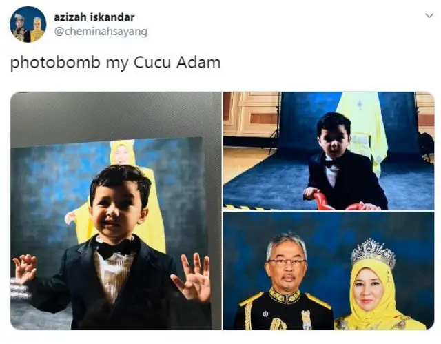 ملائشیا کے بادشاہ کا بوسہ