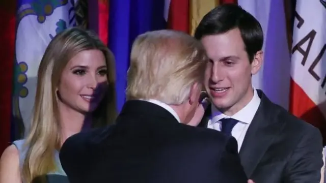 "第一闺女"伊万卡·特朗普和"第一女婿"库什纳