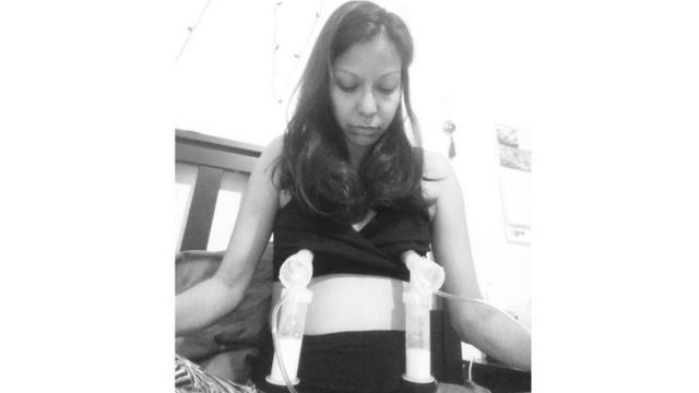 Wendy Cruz-Chan encontrou seis mães que precisavampix da bet365leite através das redes sociais