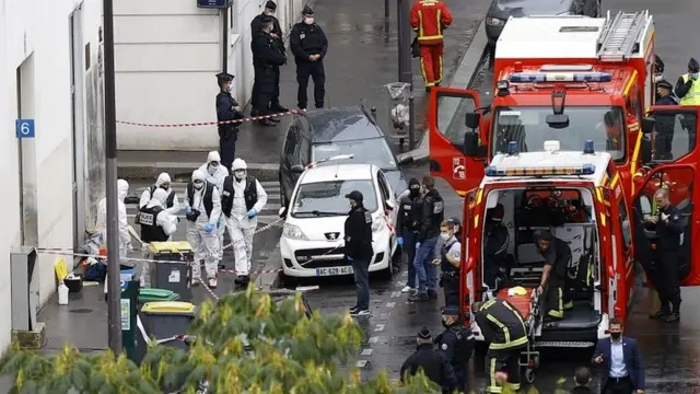 место нападения в Париже