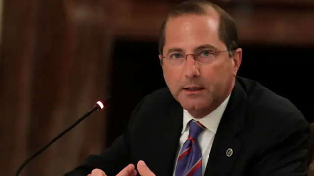 阿扎尔在白宫出席有关重开学校的研讨会（7/7/2020）