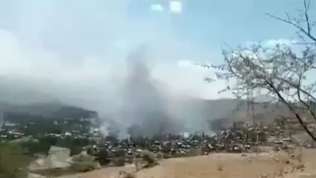 Hanti badan ayaa lagu gubay magaalada Ataye