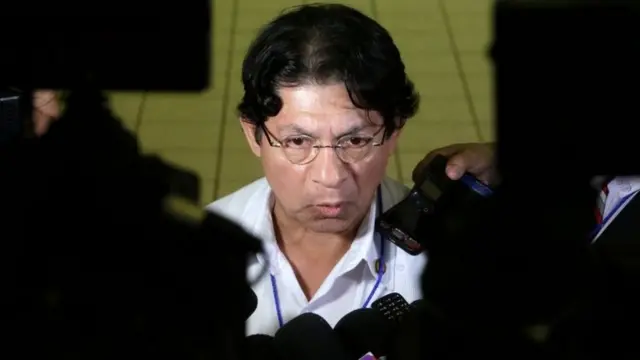 El canciller Denis Moncada