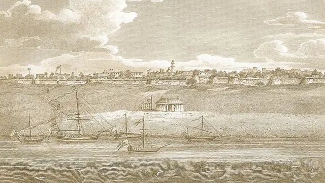 ખંભાતનો દરિયા કિનારો (1813 આસપાસ)