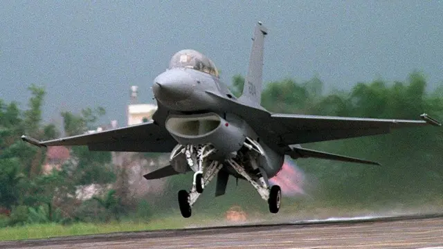 資料圖片:台灣的F16戰鬥機