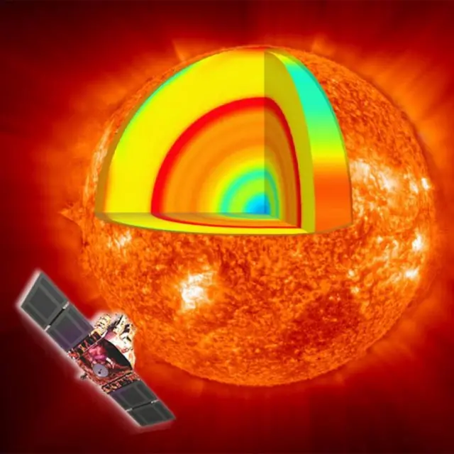 Ilustração da sonda SoHo1xbet android 4.0frente ao Sol