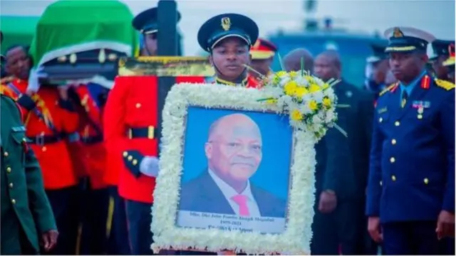 President Magufuli burial