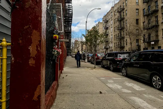 Una calle vacía en el Bronx