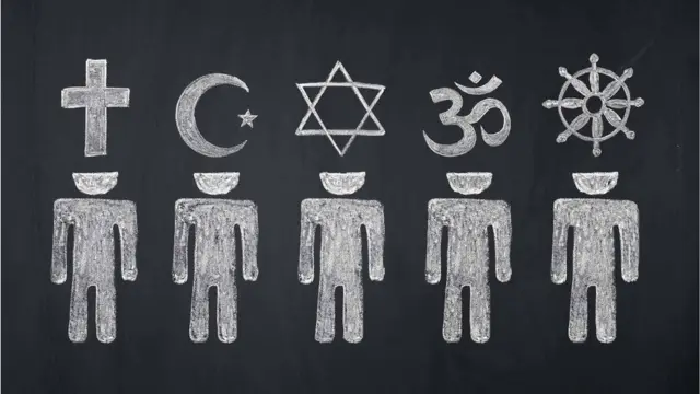 ఐదు ప్రధాన మతాల గుర్తులు