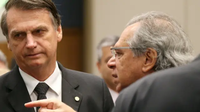 Bolsonaro e Paulo Guedes