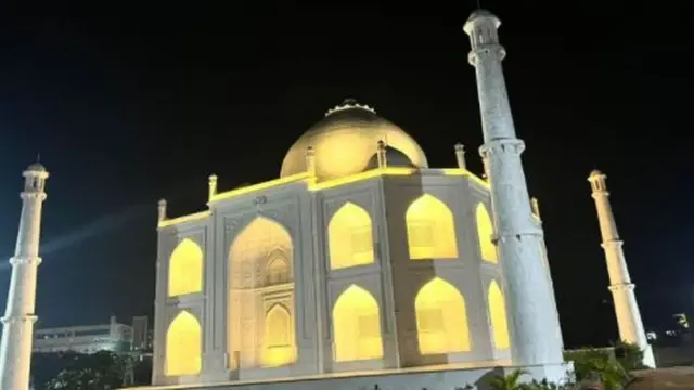 البناء الذي يضاهي تاج محل استغرق 3 سنوات لإتمامه